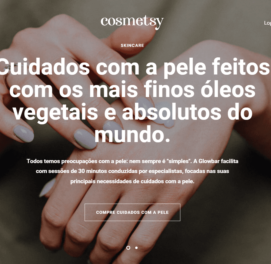 Tema para Loja de Cosméticos e Beleza