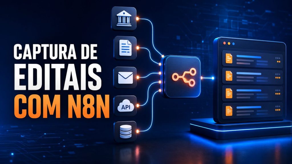 Sistema escalável de captura de editais e oportunidades de múltiplas fontes com N8N